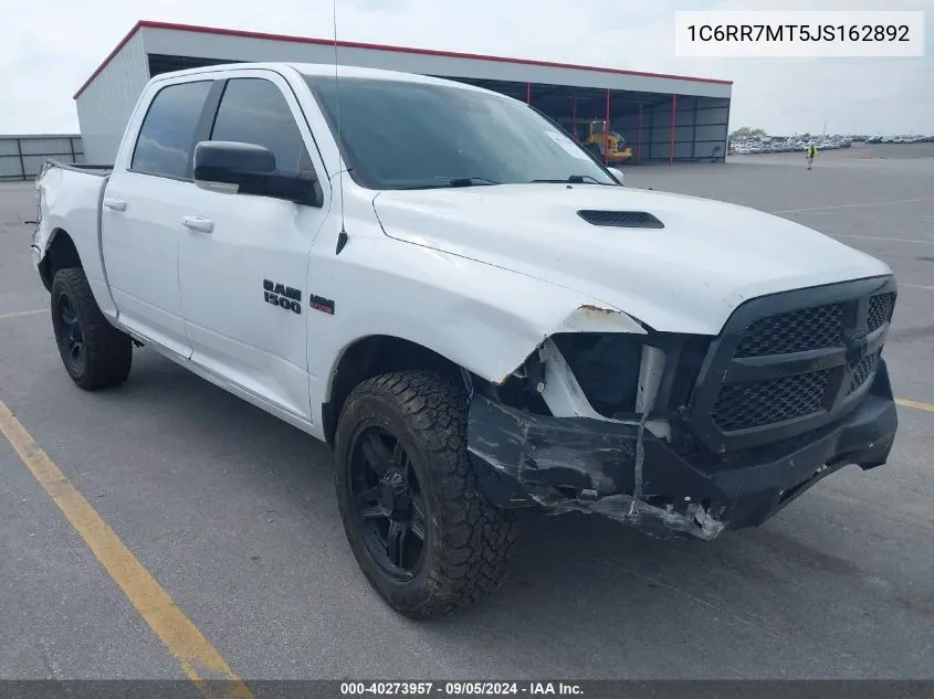 2018 Ram 1500 Sport VIN: 1C6RR7MT5JS162892 Lot: 40273957