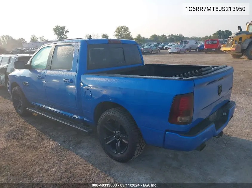 1C6RR7MT8JS213950 2018 Ram 1500 Sport