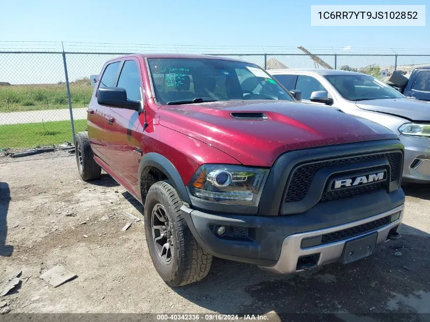 2018 Ram 1500 Rebel VIN: 1C6RR7YT9JS102852 Lot: 40342336