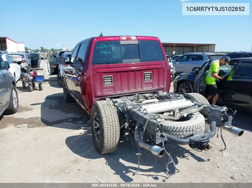 2018 Ram 1500 Rebel VIN: 1C6RR7YT9JS102852 Lot: 40342336