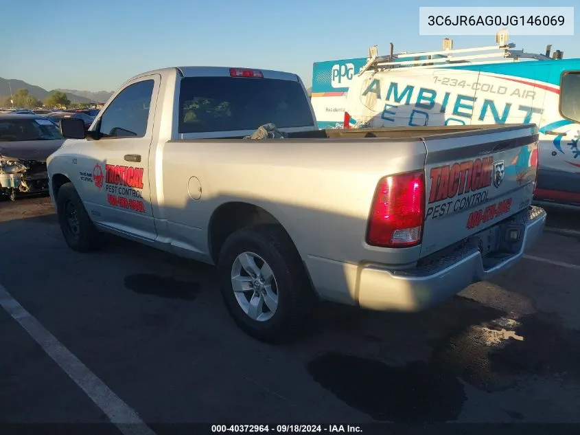 2018 Ram 1500 St VIN: 3C6JR6AG0JG146069 Lot: 40372964