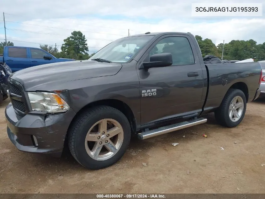 3C6JR6AG1JG195393 2018 Ram 1500 Express Regular Cab 4X2 6'4 Box