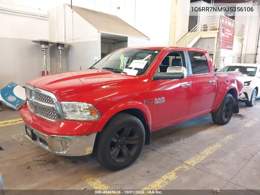 2018 Ram 1500 Laramie 4X4 5'7 Box VIN: 1C6RR7NM9JS356106 Lot: 40469636