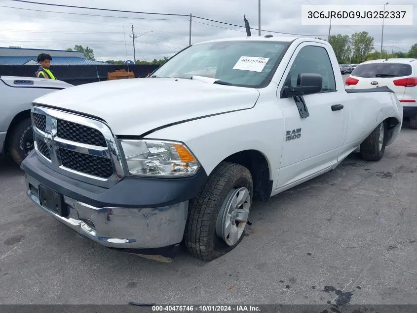 2018 Ram 1500 Tradesman Regular Cab 4X2 8' Box VIN: 3C6JR6DG9JG252337 Lot: 40475746