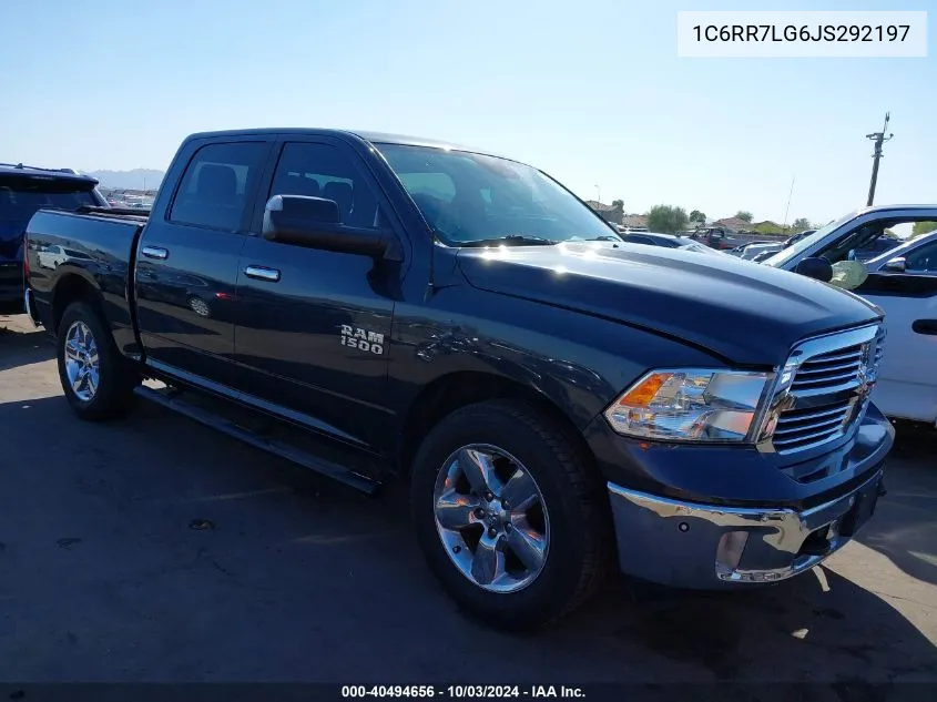 2018 Ram 1500 Big Horn 4X4 5'7 Box VIN: 1C6RR7LG6JS292197 Lot: 40494656