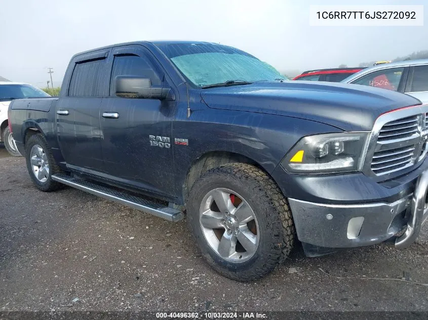 2018 Ram 1500 Big Horn 4X4 6'4 Box VIN: 1C6RR7TT6JS272092 Lot: 40496362