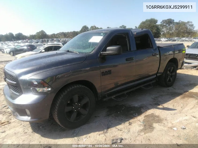 2018 Ram 1500 Express 4X2 5'7 Box VIN: 1C6RR6KGXJS299911 Lot: 40501184