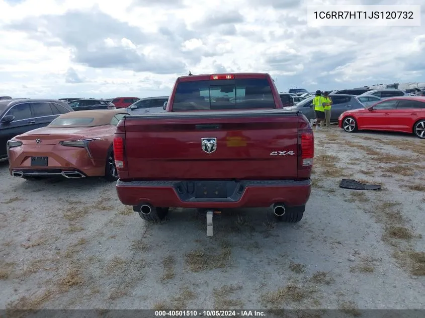 2018 Ram 1500 Sport VIN: 1C6RR7HT1JS120732 Lot: 40501510