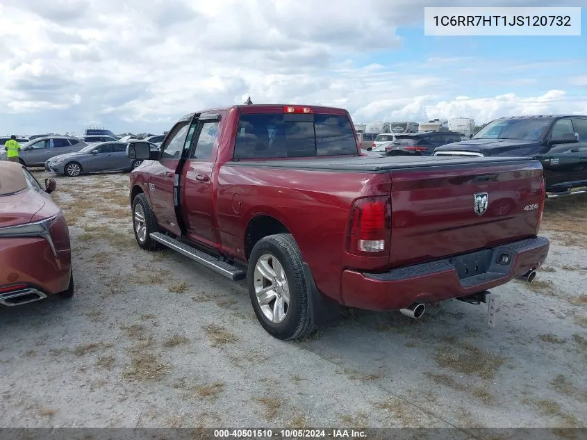 2018 Ram 1500 Sport VIN: 1C6RR7HT1JS120732 Lot: 40501510