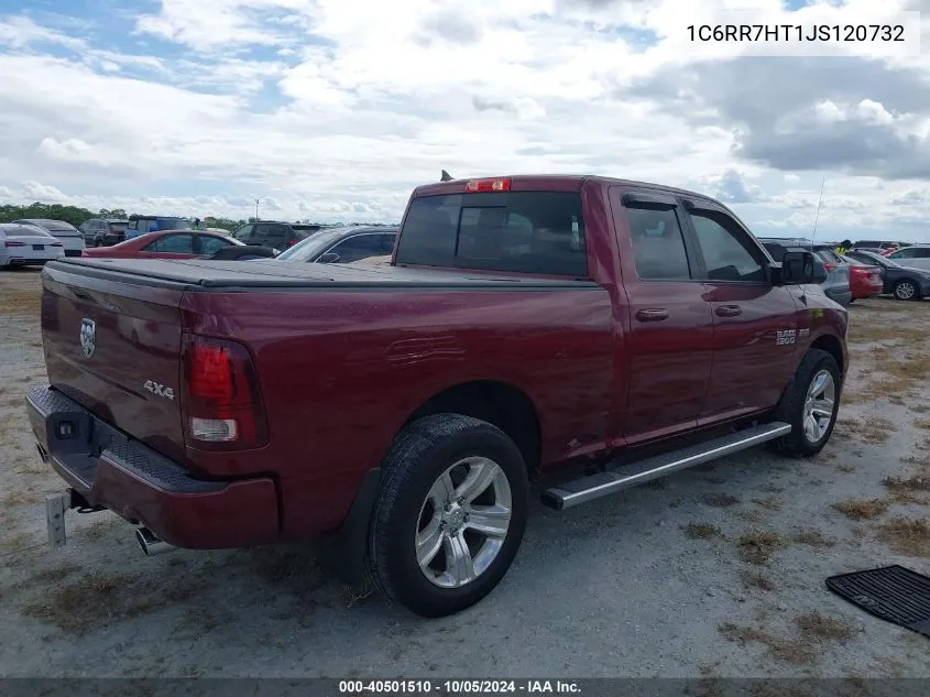 2018 Ram 1500 Sport VIN: 1C6RR7HT1JS120732 Lot: 40501510