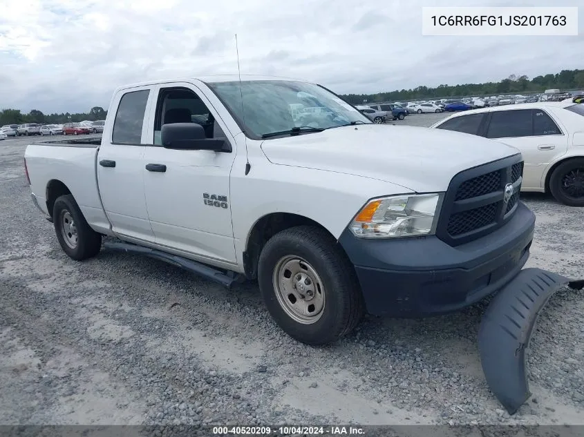 1C6RR6FG1JS201763 2018 Ram 1500 Tradesman Quad Cab 4X2 6'4 Box