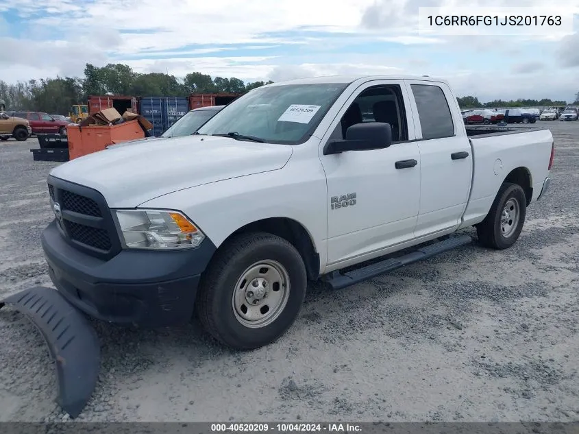 1C6RR6FG1JS201763 2018 Ram 1500 Tradesman Quad Cab 4X2 6'4 Box