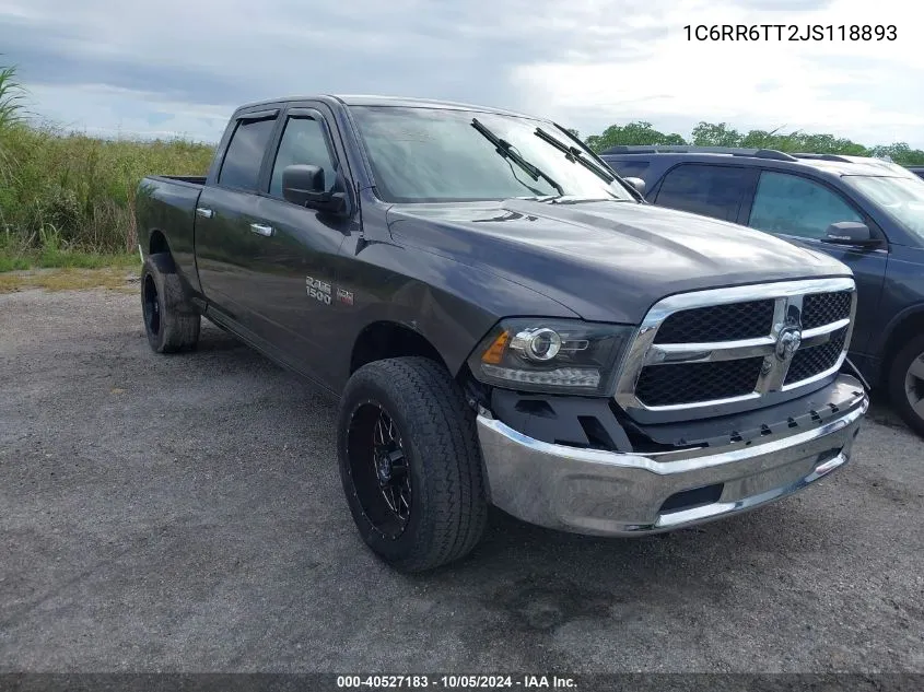 2018 Ram 1500 Slt 4X2 6'4 Box VIN: 1C6RR6TT2JS118893 Lot: 40527183