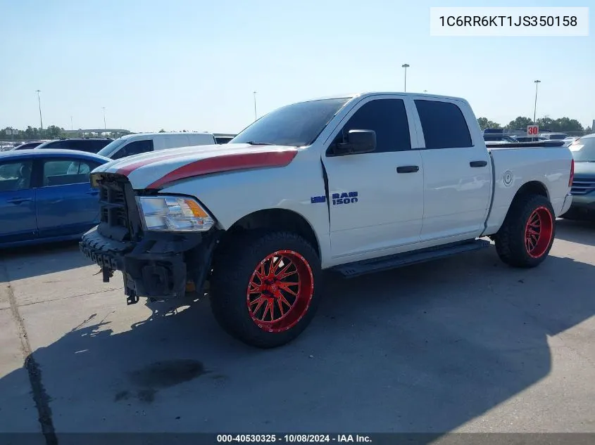 2018 Ram 1500 Express 4X2 5'7 Box VIN: 1C6RR6KT1JS350158 Lot: 40530325