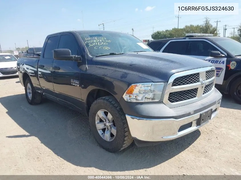 2018 Ram 1500 Tradesman 4X2 6'4 Box VIN: 1C6RR6FG5JS324630 Lot: 40544366