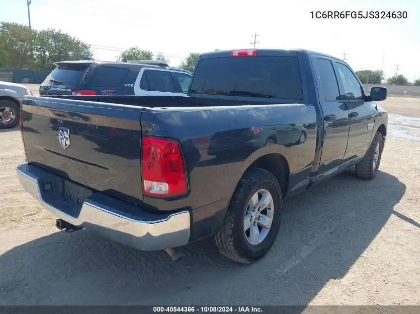 2018 Ram 1500 Tradesman 4X2 6'4 Box VIN: 1C6RR6FG5JS324630 Lot: 40544366