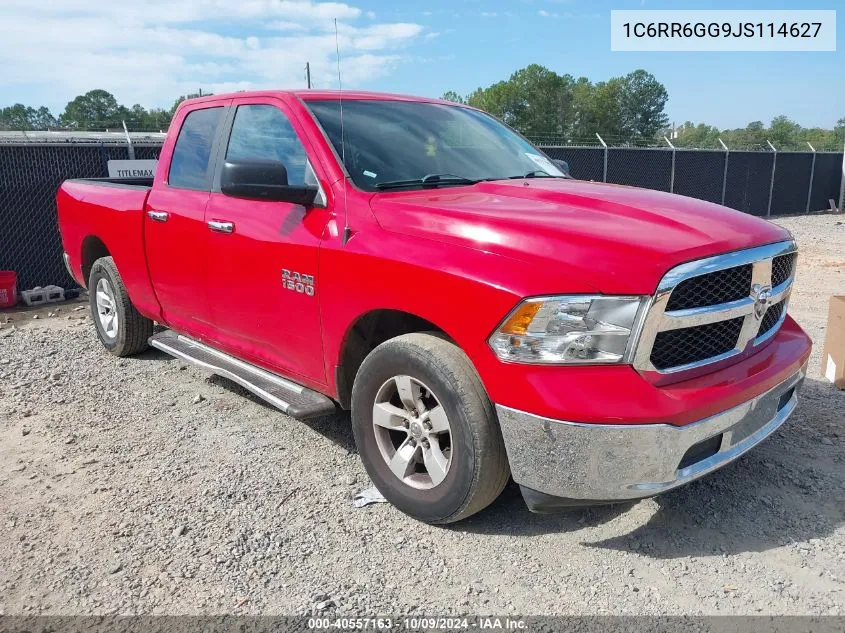 2018 Ram 1500 Slt Quad Cab 4X2 6'4 Box VIN: 1C6RR6GG9JS114627 Lot: 40557163