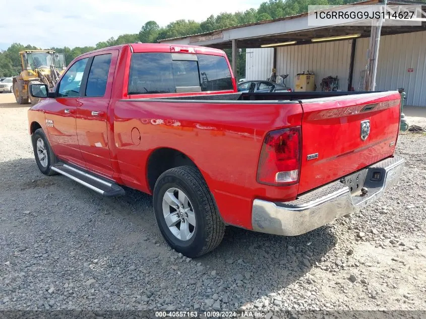 2018 Ram 1500 Slt Quad Cab 4X2 6'4 Box VIN: 1C6RR6GG9JS114627 Lot: 40557163