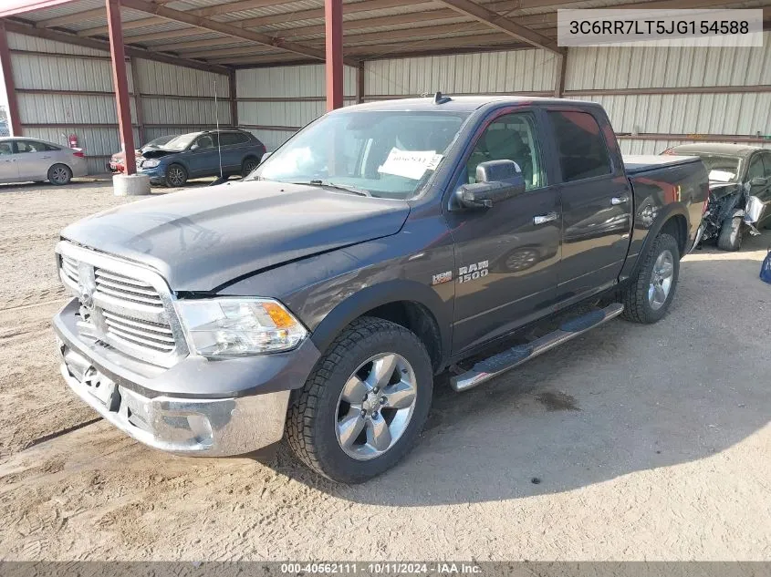 2018 Ram 1500 Big Horn 4X4 5'7 Box VIN: 3C6RR7LT5JG154588 Lot: 40562111