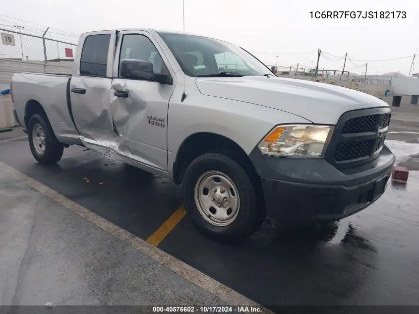 2018 Ram 1500 Express Quad Ca Tradesman Quad Cab 4X4 6'4 Box VIN: 1C6RR7FG7JS182173 Lot: 40576602