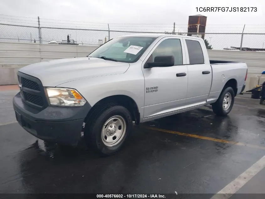 2018 Ram 1500 Express Quad Ca Tradesman Quad Cab 4X4 6'4 Box VIN: 1C6RR7FG7JS182173 Lot: 40576602