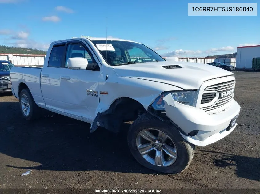 2018 Ram 1500 Sport VIN: 1C6RR7HT5JS186040 Lot: 40599630