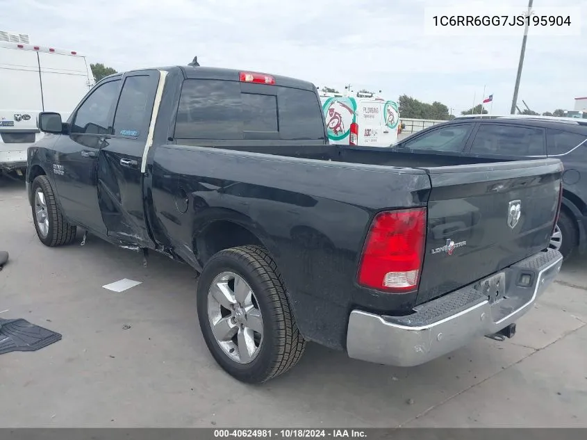 2018 Ram 1500 Lone Star 4X2 6'4 Box VIN: 1C6RR6GG7JS195904 Lot: 40624981