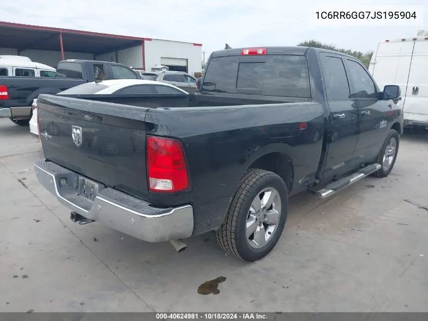 2018 Ram 1500 Lone Star 4X2 6'4 Box VIN: 1C6RR6GG7JS195904 Lot: 40624981