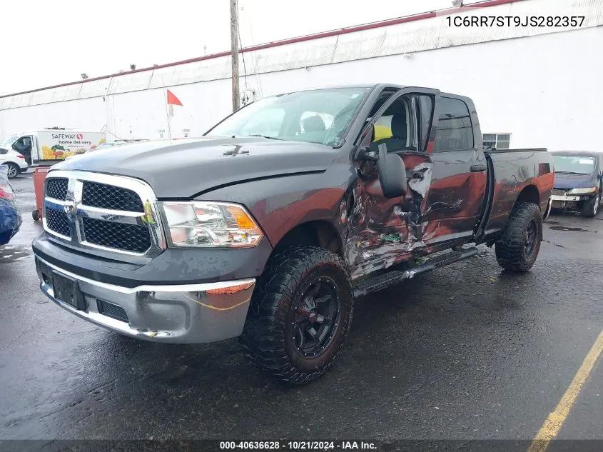 2018 Ram 1500 Tradesman 4X4 6'4 Box VIN: 1C6RR7ST9JS282357 Lot: 40636628