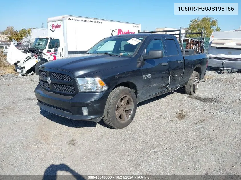 2018 Ram 1500 St VIN: 1C6RR7FG0JS198165 Lot: 40649330