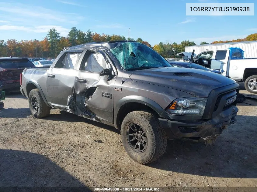 2018 Ram 1500 Rebel VIN: 1C6RR7YT8JS190938 Lot: 40649838