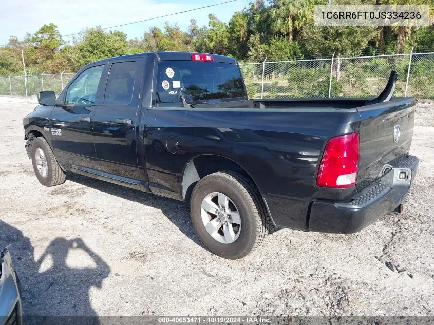 2018 Ram 1500 St VIN: 1C6RR6FT0JS334236 Lot: 40653471