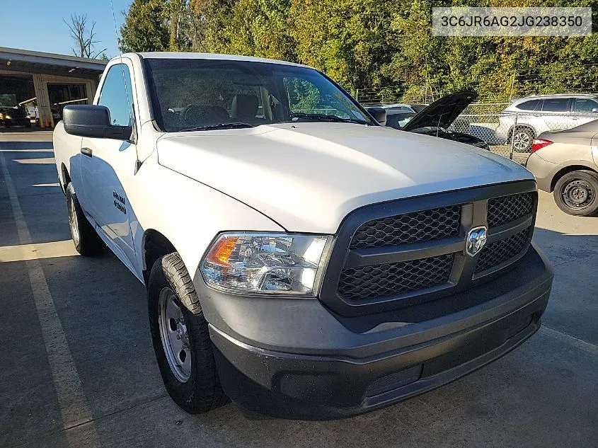 2018 Ram 1500 St VIN: 3C6JR6AG2JG238350 Lot: 40665065