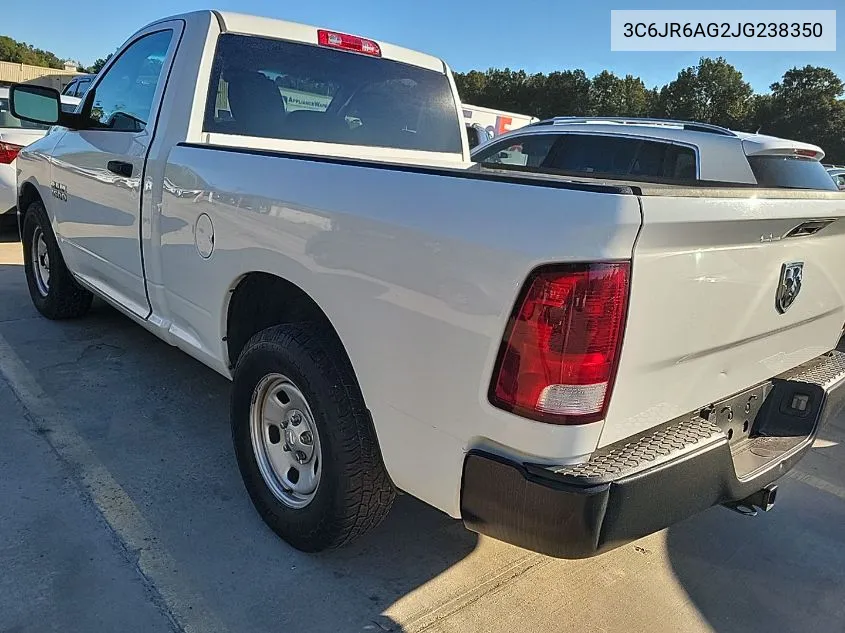 2018 Ram 1500 St VIN: 3C6JR6AG2JG238350 Lot: 40665065