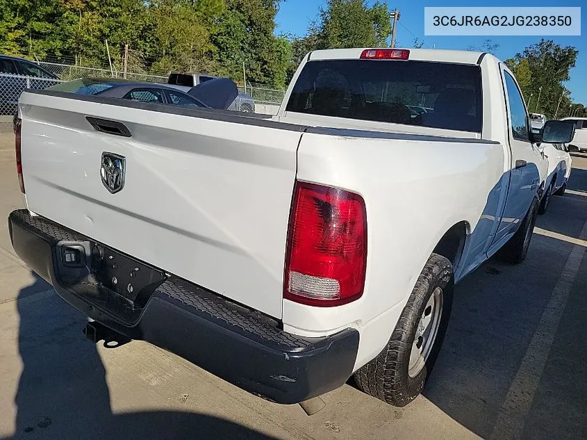 2018 Ram 1500 St VIN: 3C6JR6AG2JG238350 Lot: 40665065