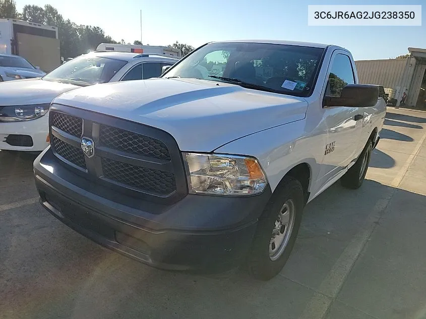 2018 Ram 1500 St VIN: 3C6JR6AG2JG238350 Lot: 40665065