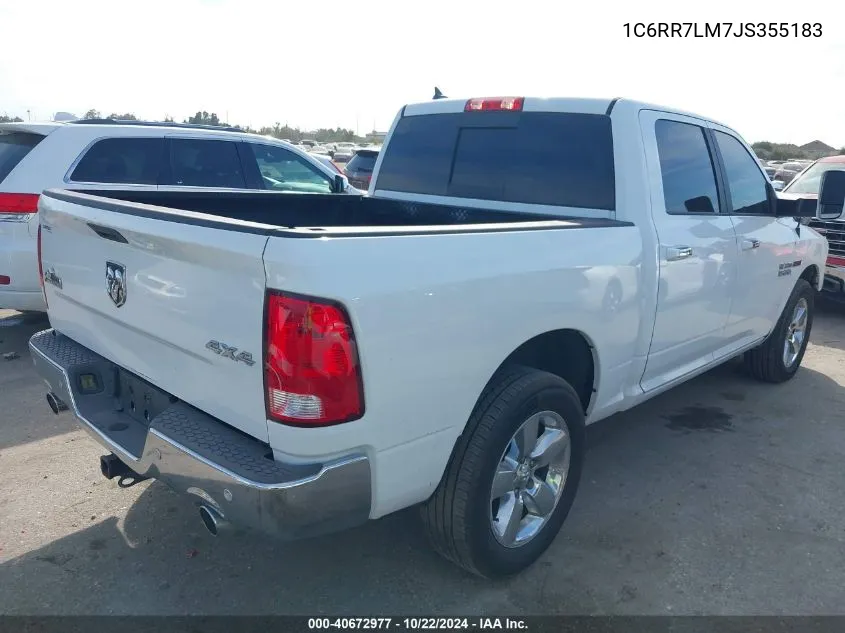 1C6RR7LM7JS355183 2018 Ram 1500 Big Horn 4X4 5'7 Box