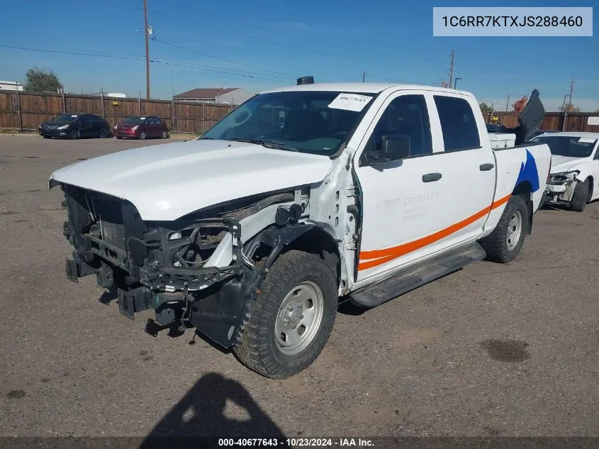 2018 Ram 1500 Tradesman 4X4 5'7 Box VIN: 1C6RR7KTXJS288460 Lot: 40677643