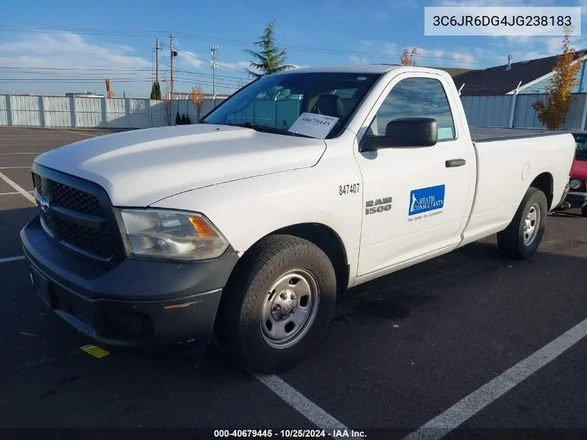 2018 Ram 1500 Tradesman 4X2 8' Box VIN: 3C6JR6DG4JG238183 Lot: 40679445