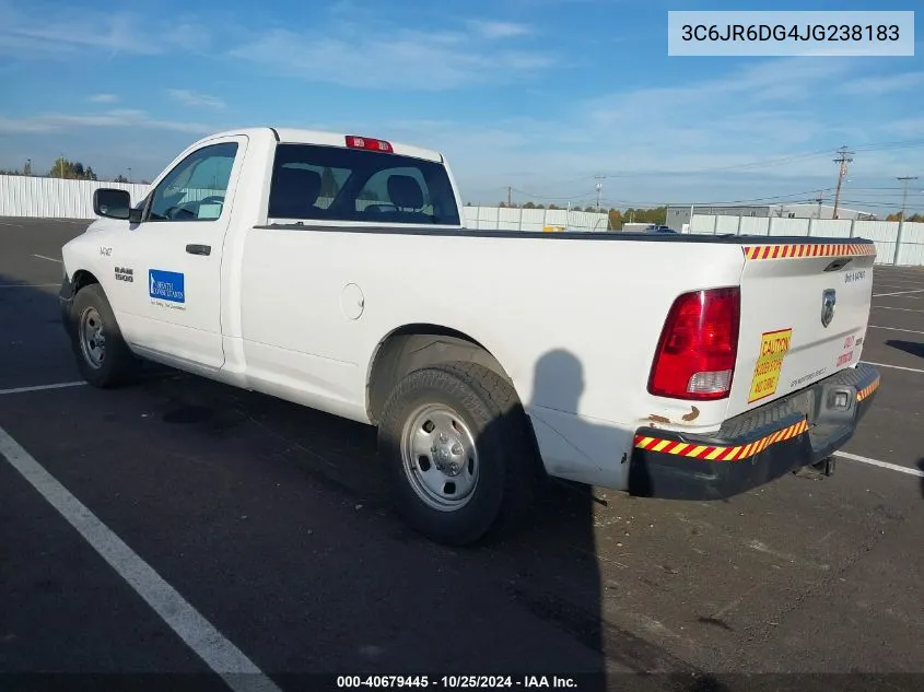 2018 Ram 1500 Tradesman 4X2 8' Box VIN: 3C6JR6DG4JG238183 Lot: 40679445