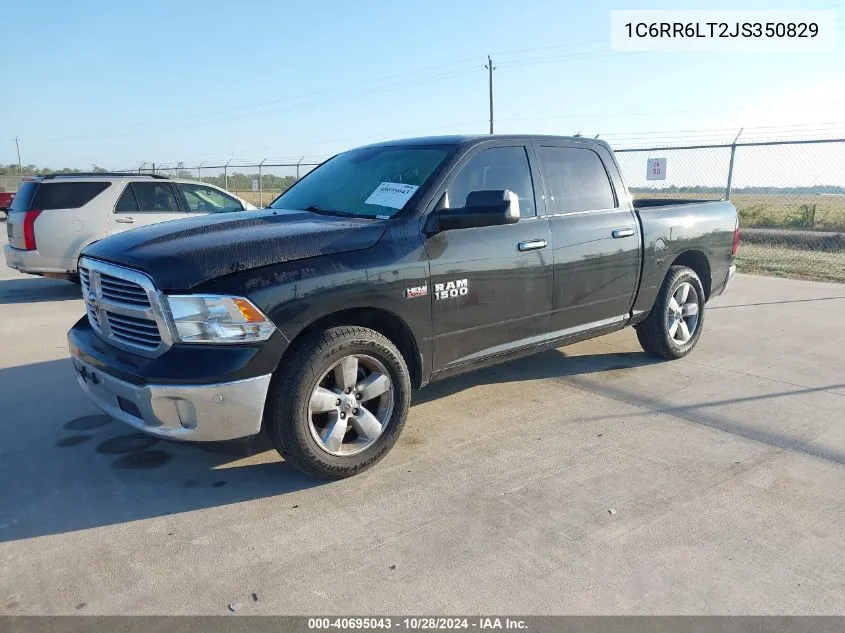 2018 Ram 1500 Slt VIN: 1C6RR6LT2JS350829 Lot: 40695043