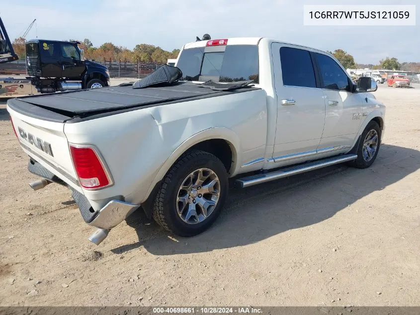 2018 Ram 1500 Longhorn VIN: 1C6RR7WT5JS121059 Lot: 40698661