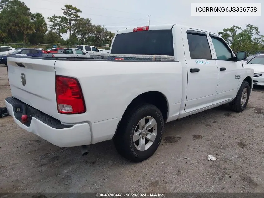 1C6RR6KG6JS336758 2018 Ram 1500 Express 4X2 5'7 Box