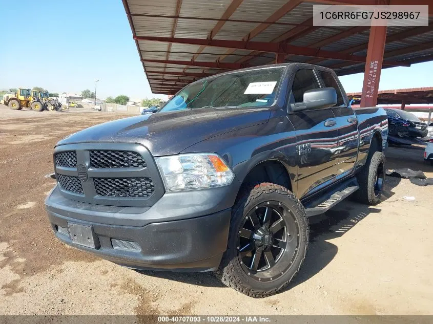 2018 Ram 1500 Tradesman 4X2 6'4 Box VIN: 1C6RR6FG7JS298967 Lot: 40707093