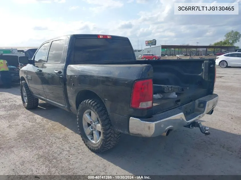 2018 Ram 1500 Big Horn VIN: 3C6RR7LT1JG130465 Lot: 40741285