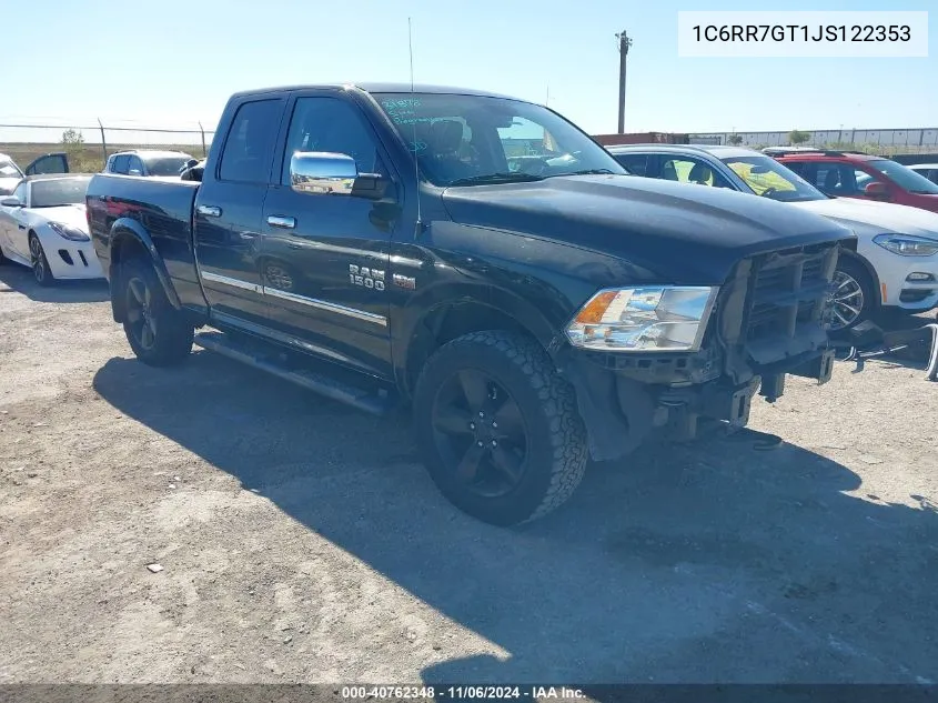 2018 Ram 1500 Harvest 4X4 6'4 Box VIN: 1C6RR7GT1JS122353 Lot: 40762348