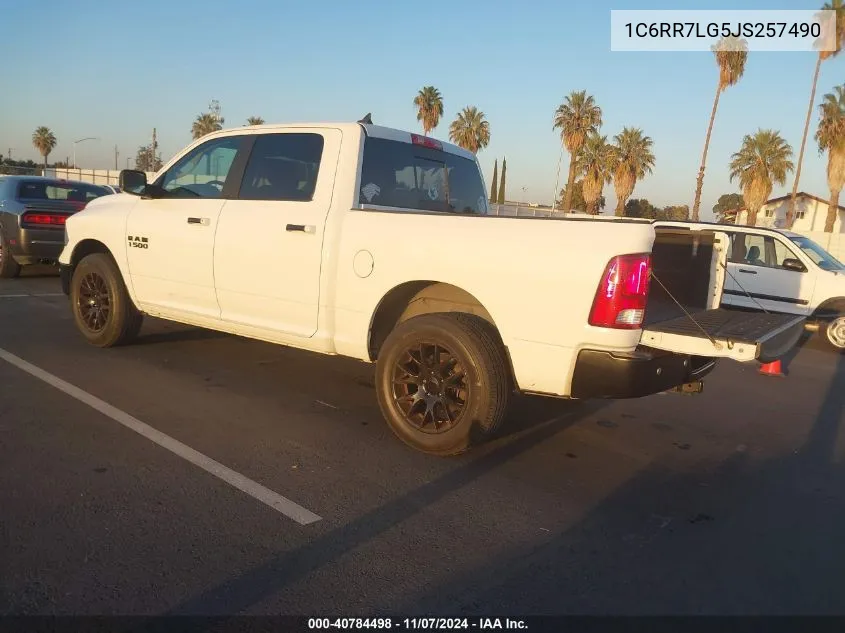 1C6RR7LG5JS257490 2018 Ram 1500 Big Horn