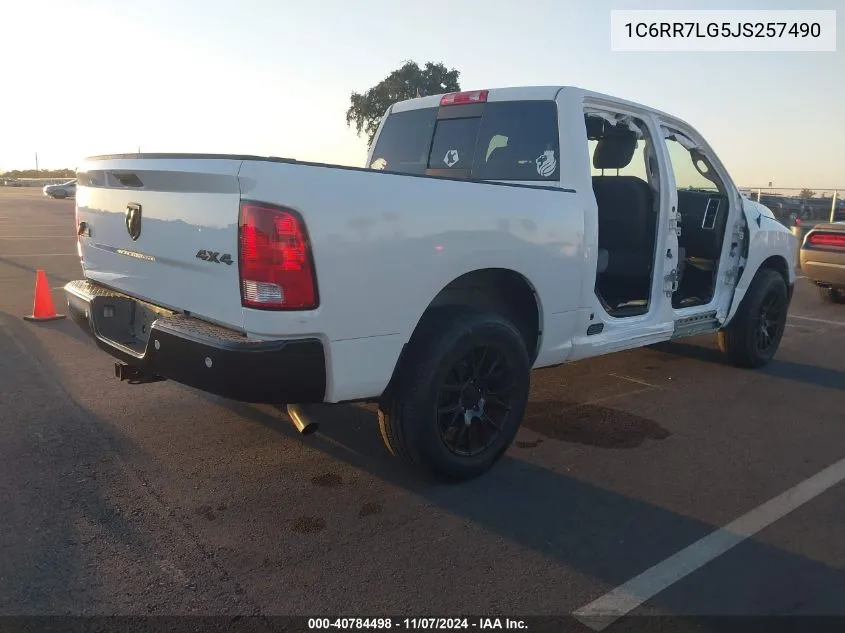 1C6RR7LG5JS257490 2018 Ram 1500 Big Horn