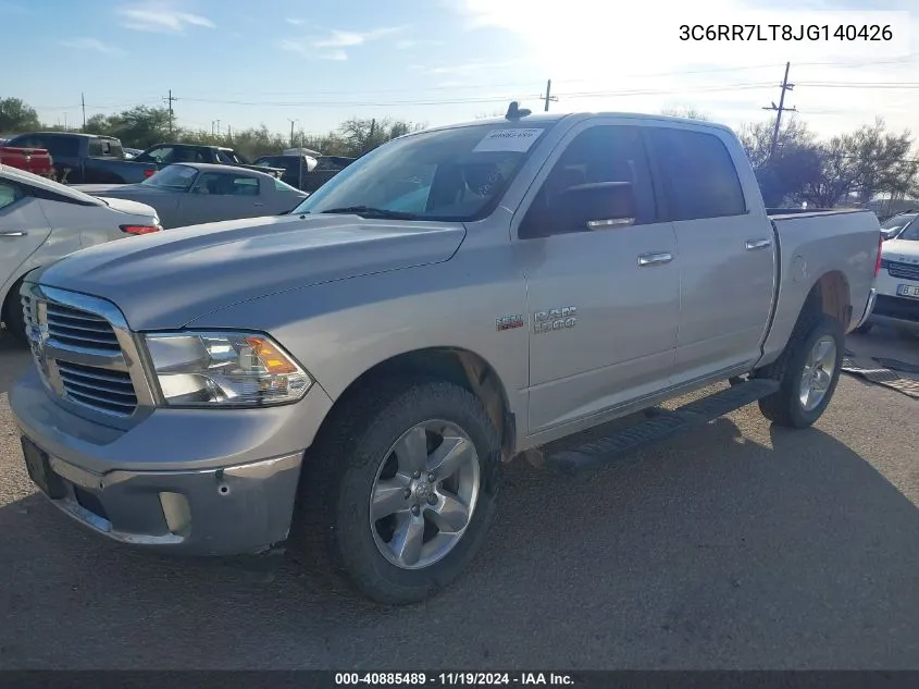 2018 Ram 1500 Big Horn 4X4 5'7 Box VIN: 3C6RR7LT8JG140426 Lot: 40885489