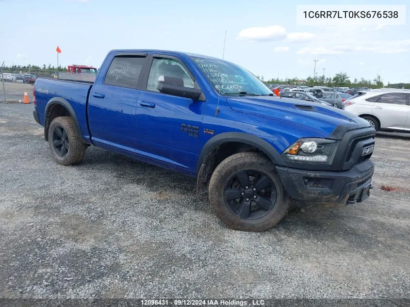 2019 Ram 1500 Classic Slt VIN: 1C6RR7LT0KS676538 Lot: 12098431